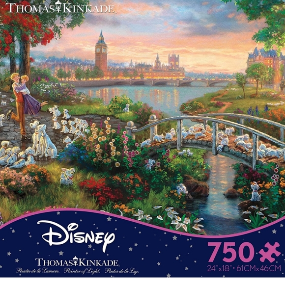 NEW CEACO THOMAS KINCAID THE DISNEY COLLECTION 101 DALMATIANS - Picture 1 of 7